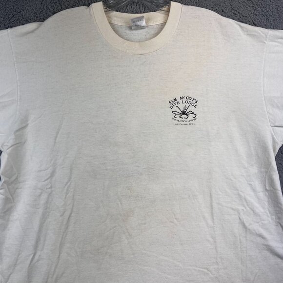 Vintage Cayman Islands Ocean Travel Turtle Fish  Graphic Tee size XL - Picture 3 of 10